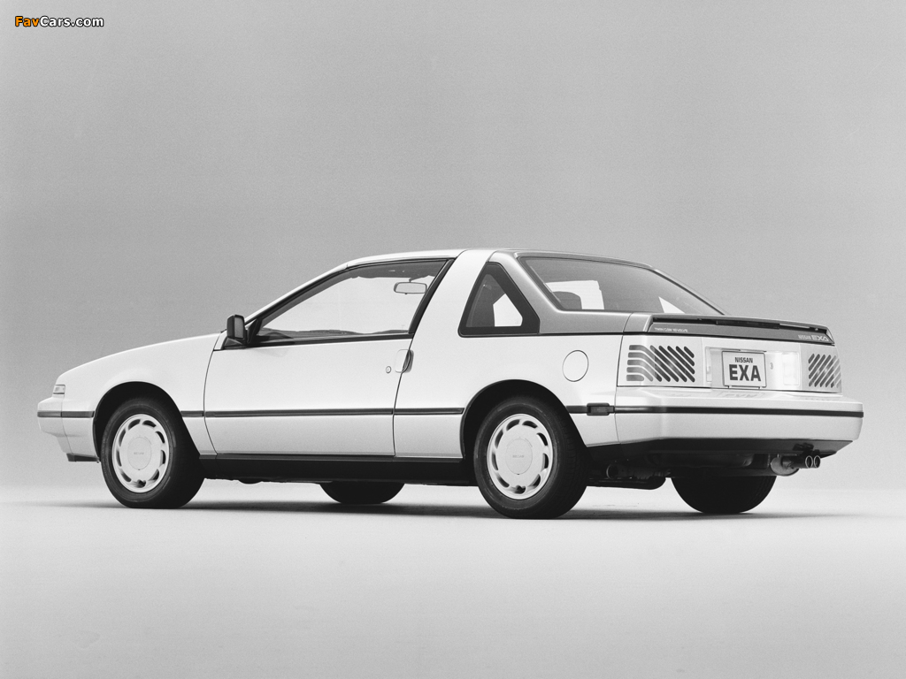 Photos of Nissan EXA Coupe Type B (KEN13) 1986–88 (1024 x 768)