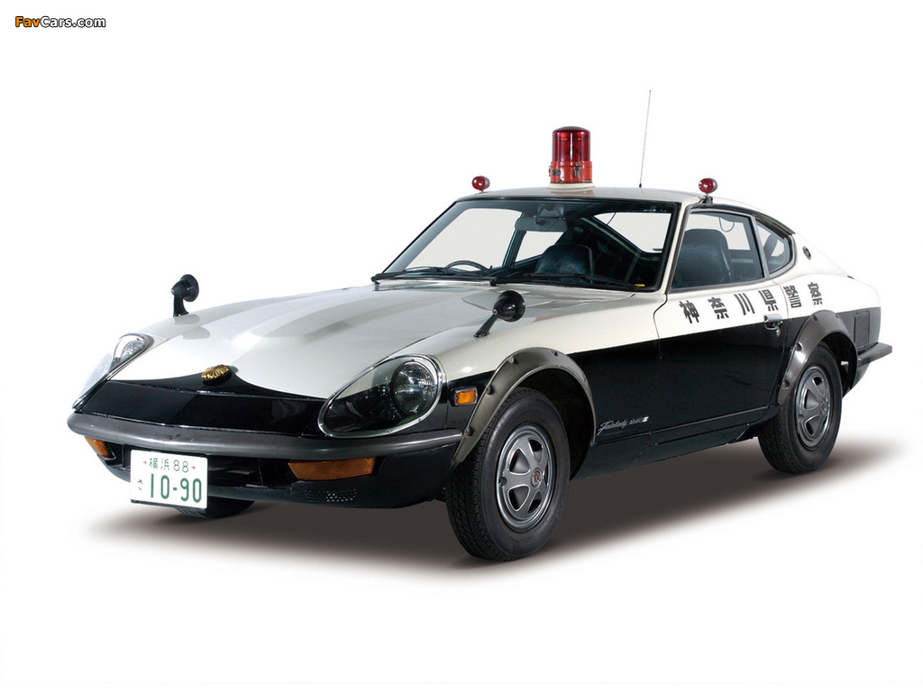 Nissan Fairlady 240Z-G Police (HS30) 1971–73 wallpapers (1024 x 768)