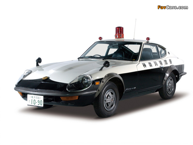 Nissan Fairlady 240Z-G Police (HS30) 1971–73 wallpapers (640 x 480)