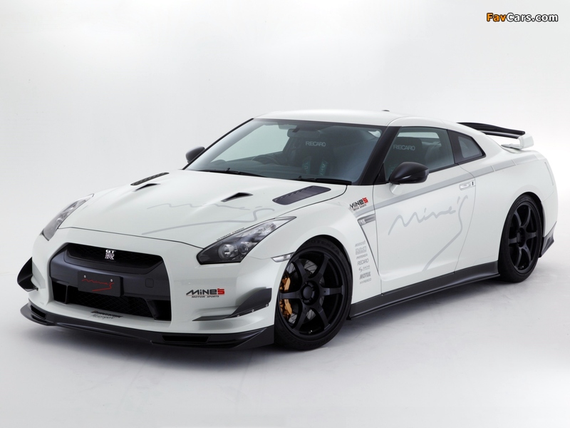 Images of Mines R35 GT-R (R35) 2008–10 (800 x 600)