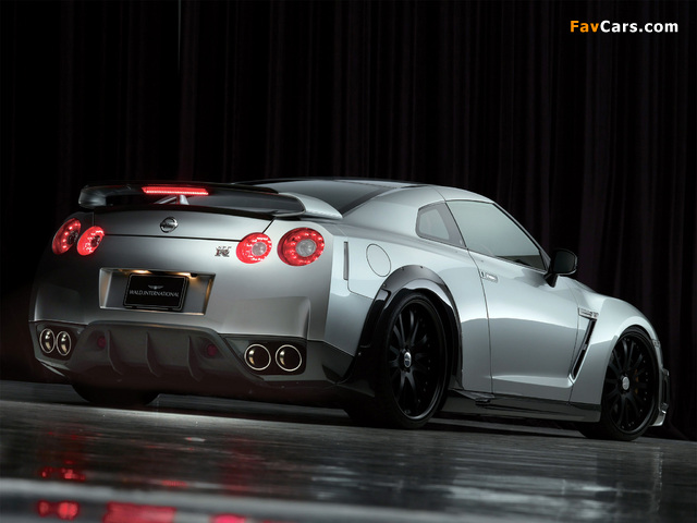 WALD Nissan GT-R Sports Line (R35) 2008 wallpapers (640 x 480)