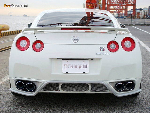 Branew Nissan GT-R (R35) 2008 wallpapers (640 x 480)