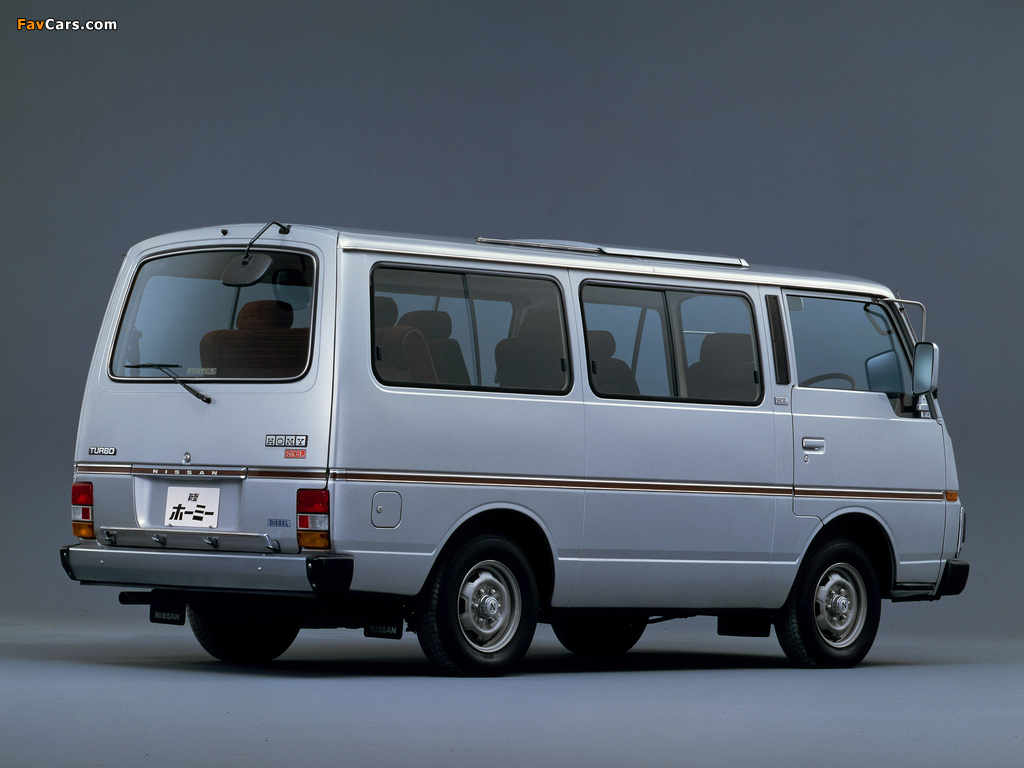 Nissan Homy SGL Limousine (E23) 1983–86 pictures (1024 x 768)