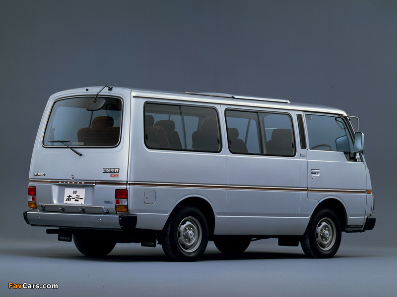 Nissan Homy SGL Limousine (E23) 1983–86 pictures (800 x 600)
