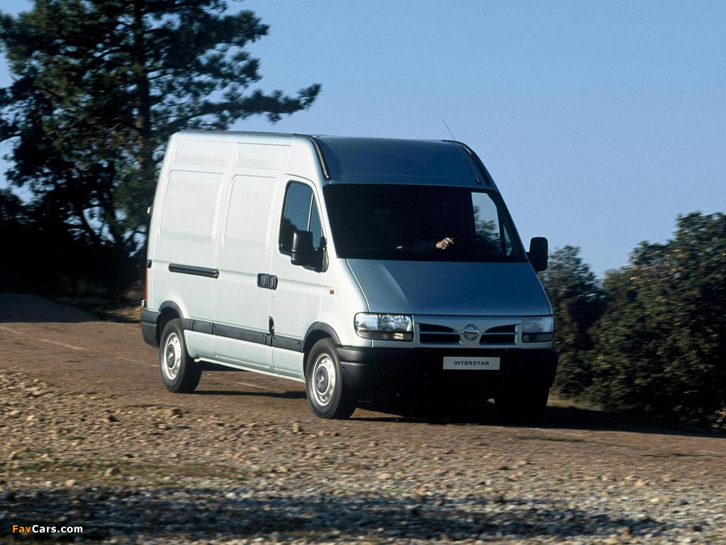 Nissan Interstar High Roof Van 2001–03 photos (1024 x 768)