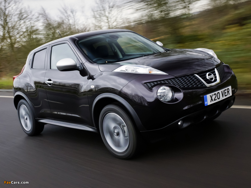 Nissan Juke Shiro UK-spec (YF15) 2012 wallpapers (1024 x 768)