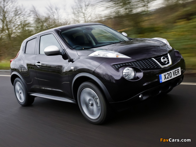 Nissan Juke Shiro UK-spec (YF15) 2012 wallpapers (640 x 480)