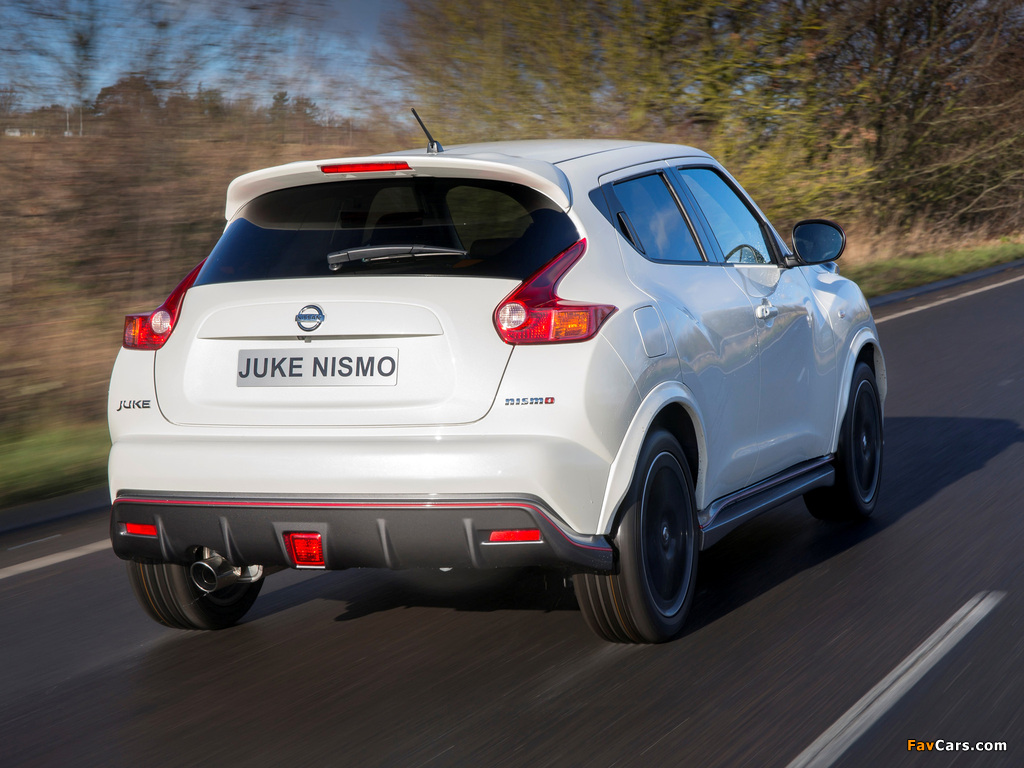 Nissan Juke Nismo UK-spec (YF15) 2013 wallpapers (1024 x 768)