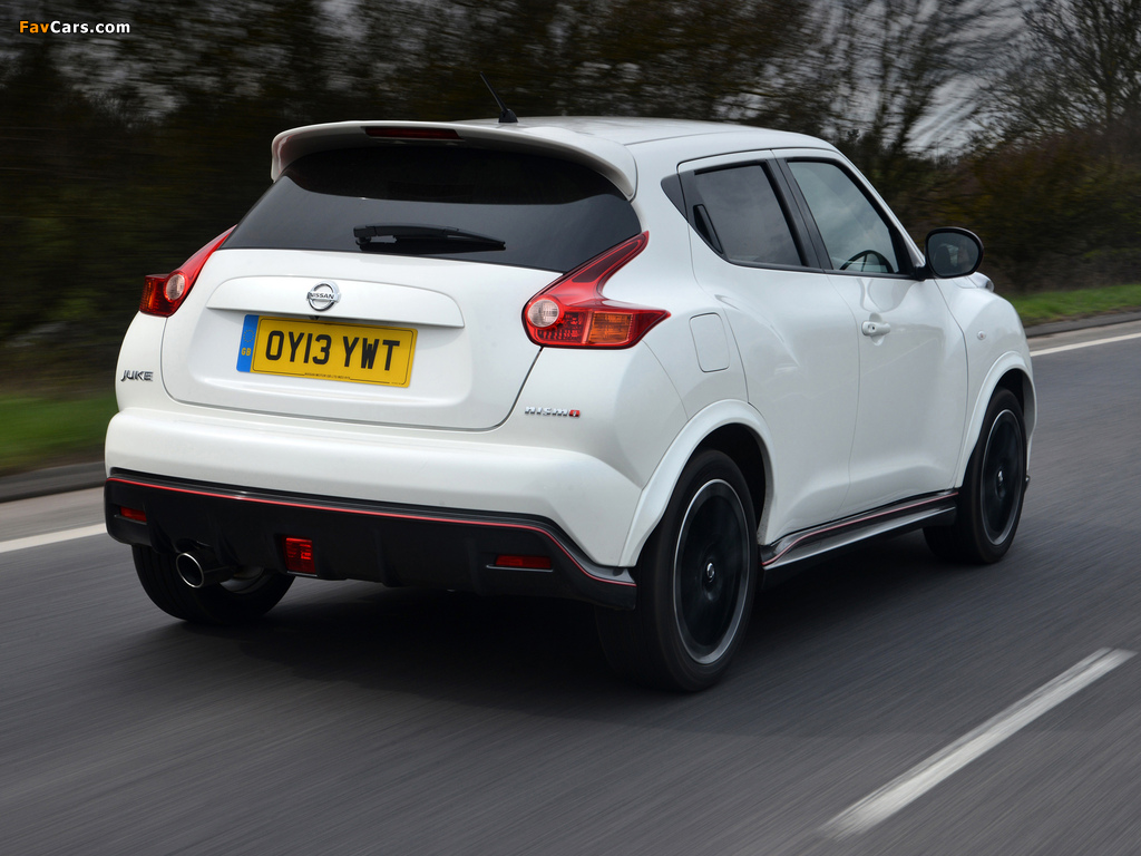 Nissan Juke Nismo UK-spec (YF15) 2013 wallpapers (1024 x 768)