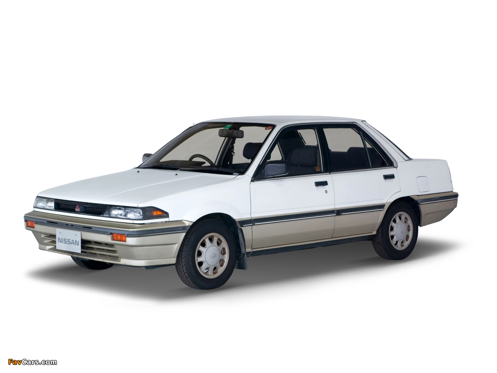 Nissan Langley Sedan (N13) 1986–90 photos (1024 x 768)