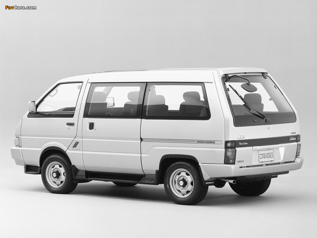 Images of Nissan Vanette Largo Coach (GC22) 1986–93 (1024 x 768)