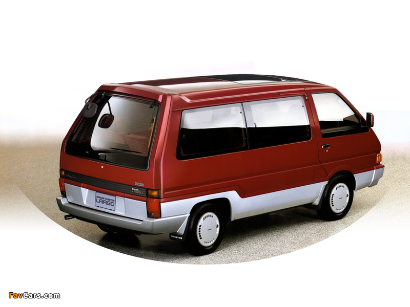 Nissan Vanette Largo Coach (GC22) 1986–93 pictures (800 x 600)