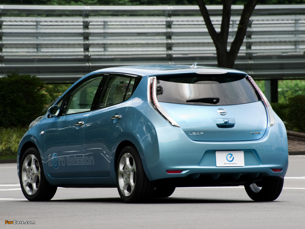 Images of Nissan Leaf JP-spec (ZEO) 2010 (1024 x 768)