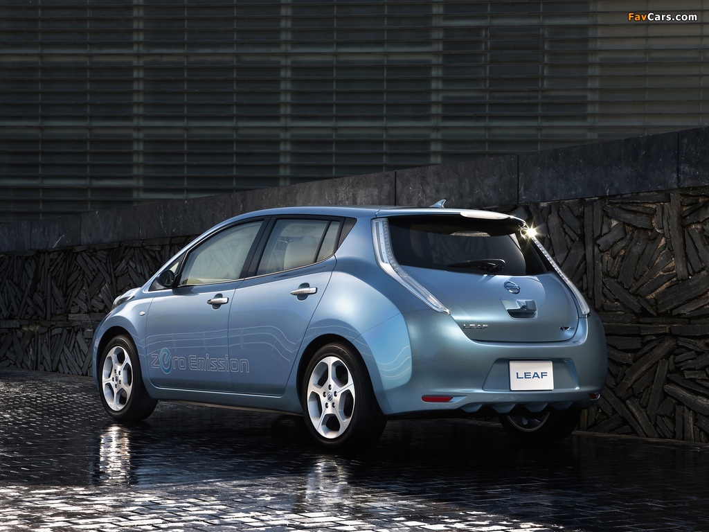 Nissan Leaf JP-spec (ZEO) 2010 images (1024 x 768)