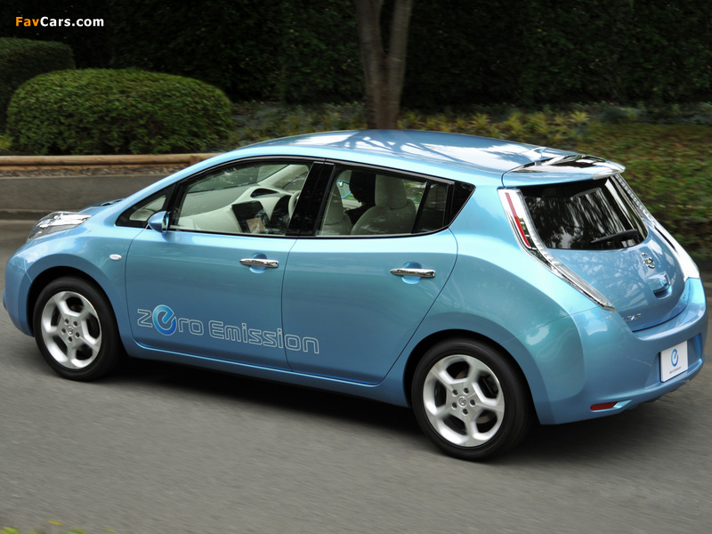 Nissan Leaf JP-spec (ZEO) 2010 pictures (800 x 600)
