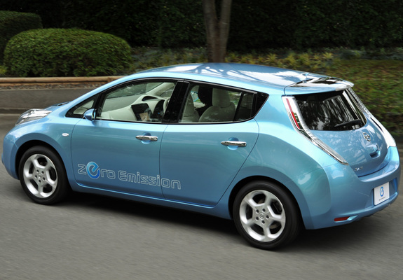 Nissan Leaf JP-spec (ZEO) 2010 pictures