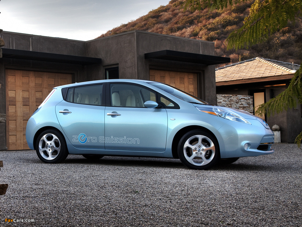 Nissan Leaf US-spec Prototype 2010 pictures (1024 x 768)