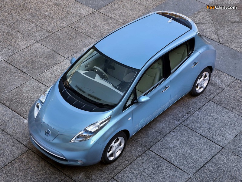 Nissan Leaf JP-spec (ZEO) 2010 wallpapers (800 x 600)