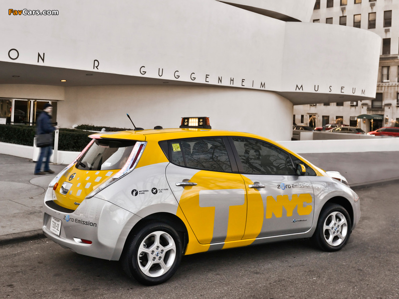 Nissan Leaf Taxi US-spec 2013 images (800 x 600)