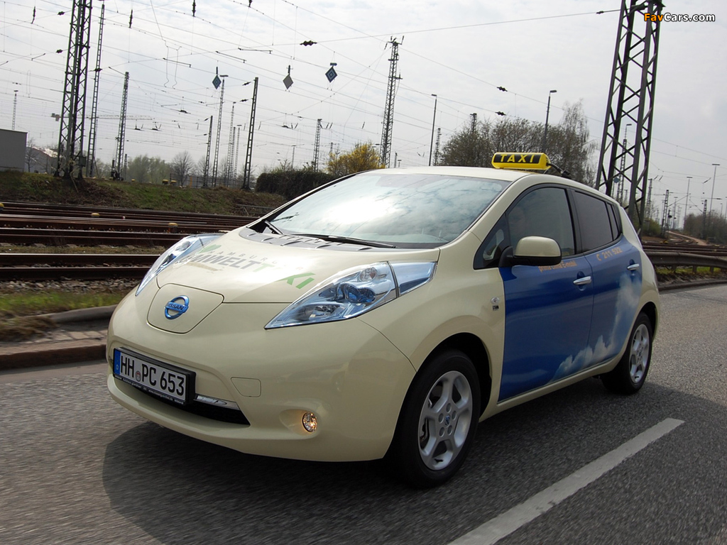 Nissan Leaf Taxi 2013 pictures (1024 x 768)