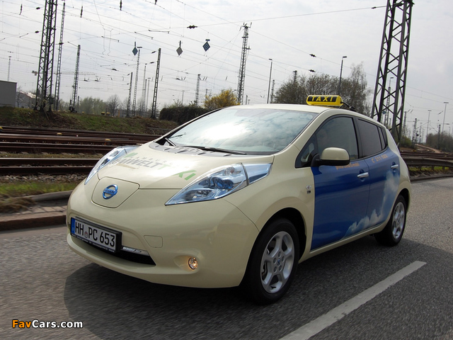Nissan Leaf Taxi 2013 pictures (640 x 480)