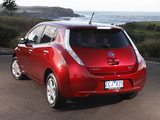 Pictures of Nissan Leaf AU-spec 2012