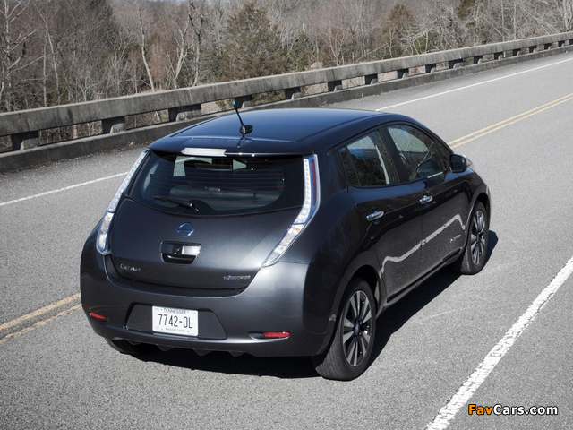 Pictures of Nissan Leaf US-spec 2013 (640 x 480)