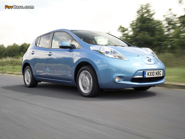 Nissan Leaf UK-spec 2011 wallpapers (640 x 480)