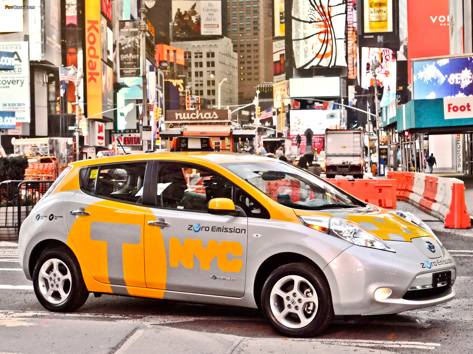 Nissan Leaf Taxi US-spec 2013 wallpapers (1600 x 1200)