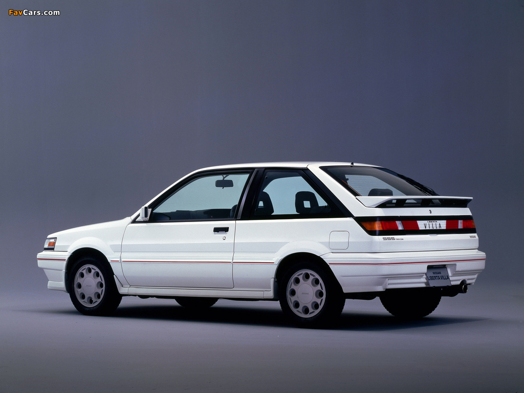 Nissan Liberta Villa SSS Hatchback (N13) 1986–90 photos (1024 x 768)