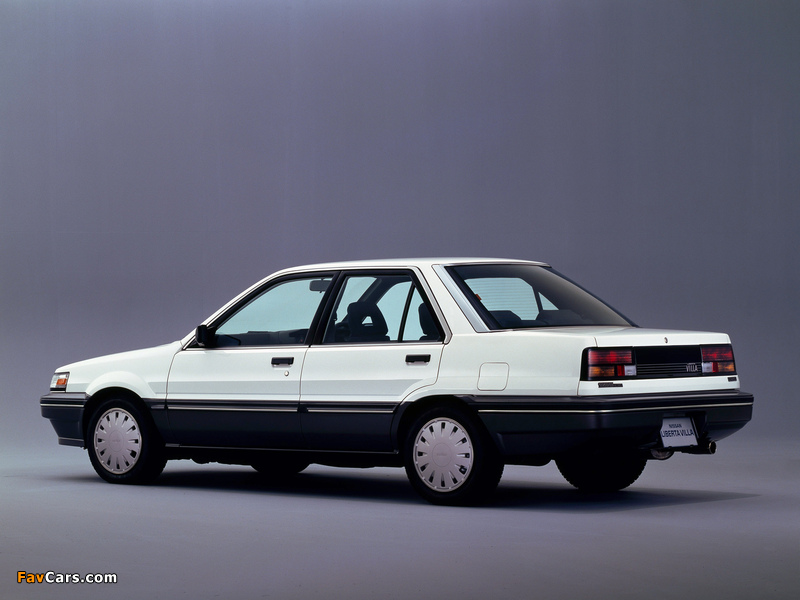 Nissan Liberta Villa SSS Sedan (N13) 1986–90 wallpapers (800 x 600)