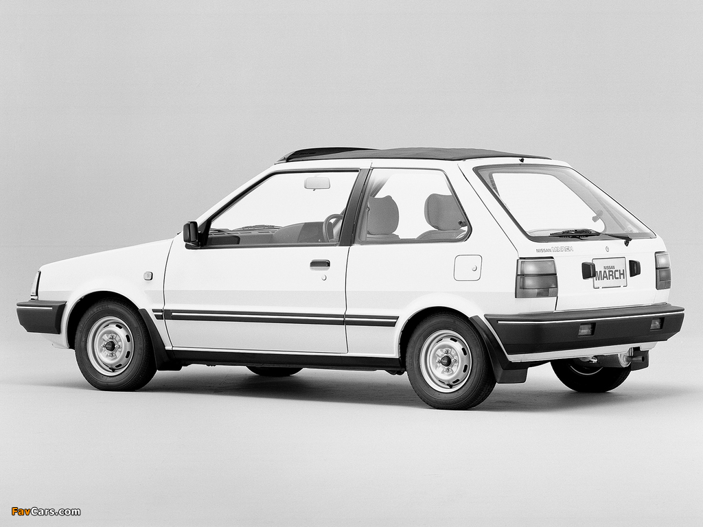 Nissan March Canvas Top 3-door (K10) 1982–91 photos (1024 x 768)