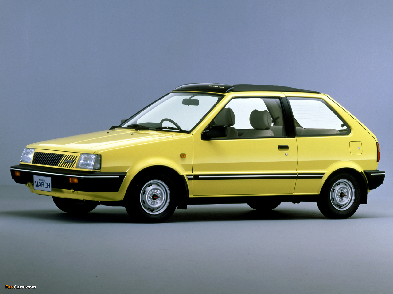 Nissan March Canvas Top 3-door (K10) 1982–91 wallpapers (1280 x 960)