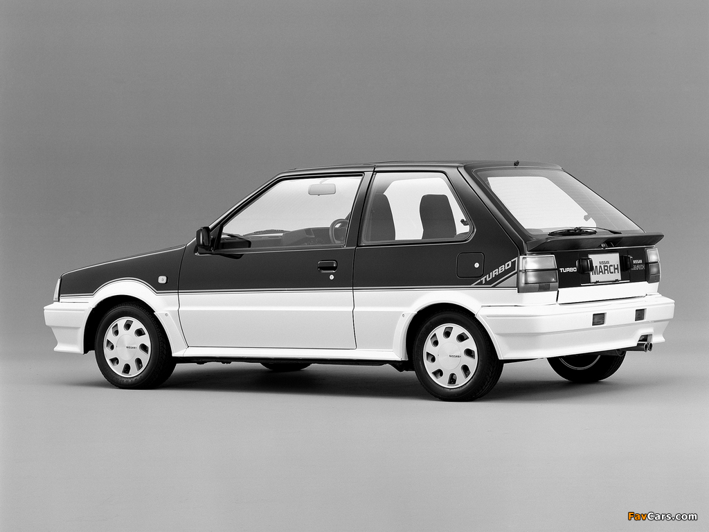 Nissan March Turbo (K10GFTI) 1985–91 photos (1024 x 768)