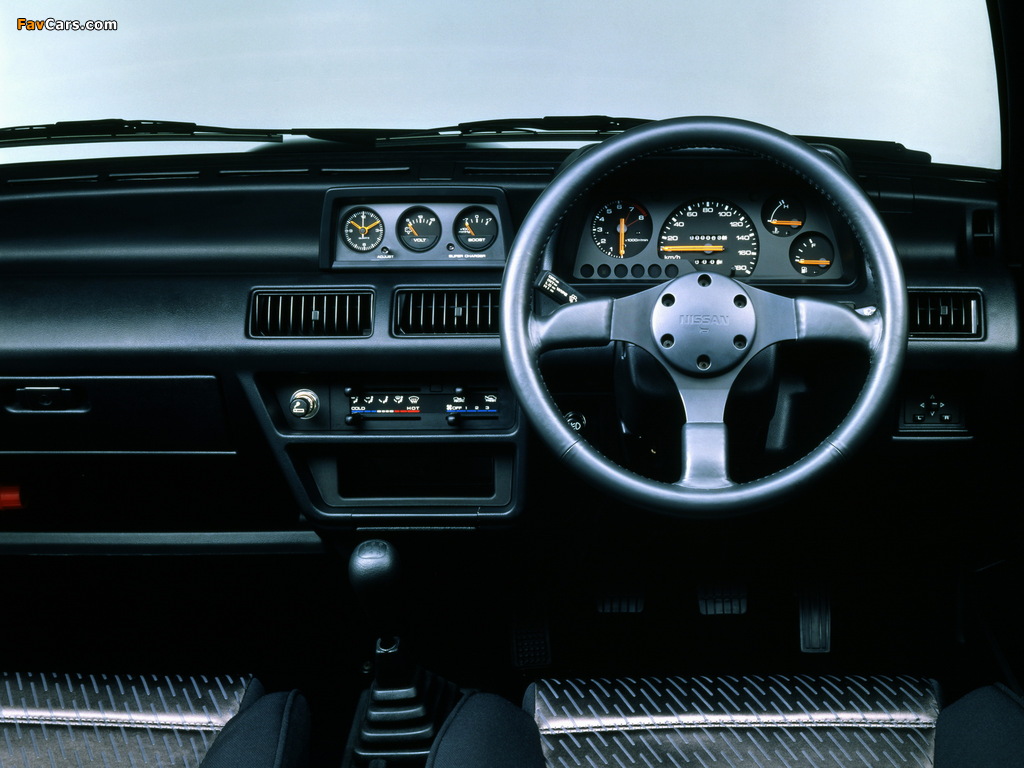 Nissan March Super Turbo (EK10GFR) 1989–91 wallpapers (1024 x 768)