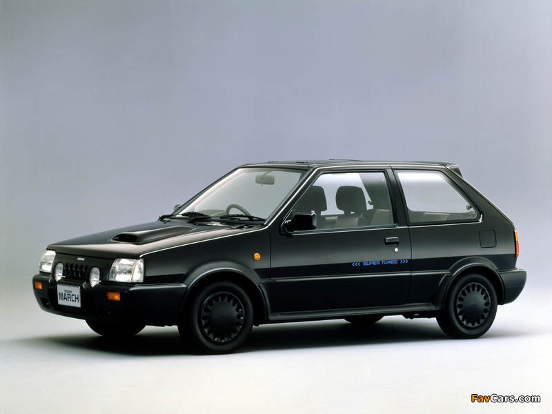 Nissan March Super Turbo (EK10GFR) 1989–91 wallpapers (800 x 600)