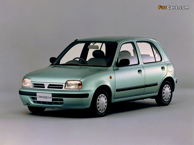 Nissan March 5-door (K11) 1992–97 photos (640 x 480)