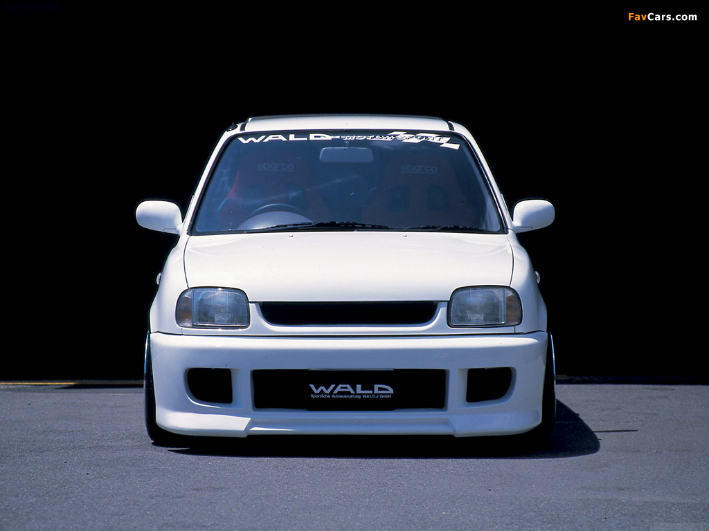 WALD Nissan March Spritzer 3-door (K11) 1992–97 pictures (1024 x 768)