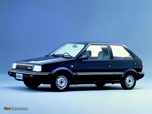 Pictures of Nissan March 3-door (K10) 1982–91 (640 x 480)