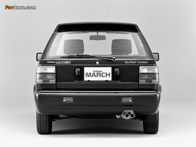 Pictures of Nissan March Super Turbo (EK10GFR) 1989–91 (640 x 480)