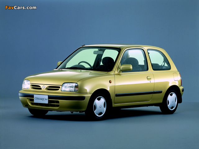 Pictures of Nissan March 3-door (K11B) 1997–99 (640 x 480)