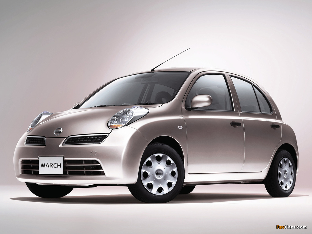 Pictures of Nissan March 5-door (K12C) 2007–10 (1024 x 768)