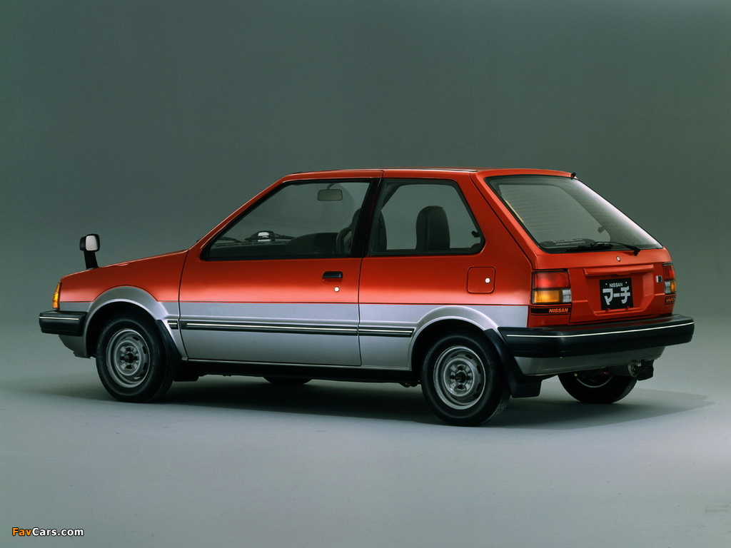 Nissan March 3-door (K10) 1982–91 wallpapers (1024 x 768)
