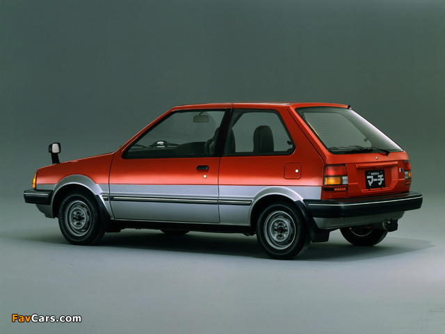 Nissan March 3-door (K10) 1982–91 wallpapers (640 x 480)
