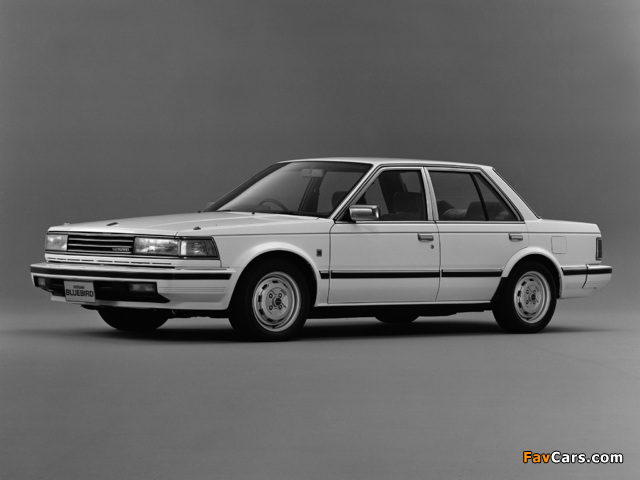 Images of Nissan Bluebird Maxima Sedan (U11) 1984–86 (640 x 480)