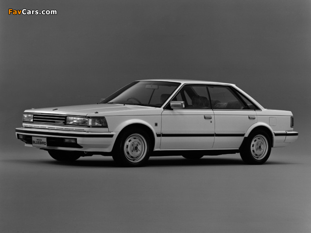 Nissan Bluebird Maxima Hardtop (U11) 1984–86 images (640 x 480)