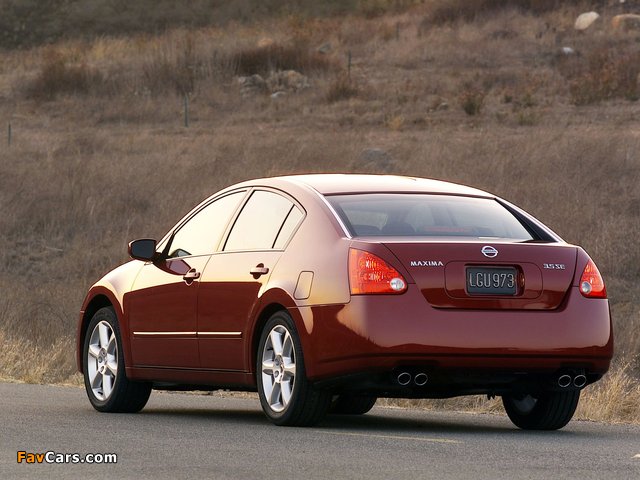 Nissan Maxima (A35) 2004–06 pictures (640 x 480)