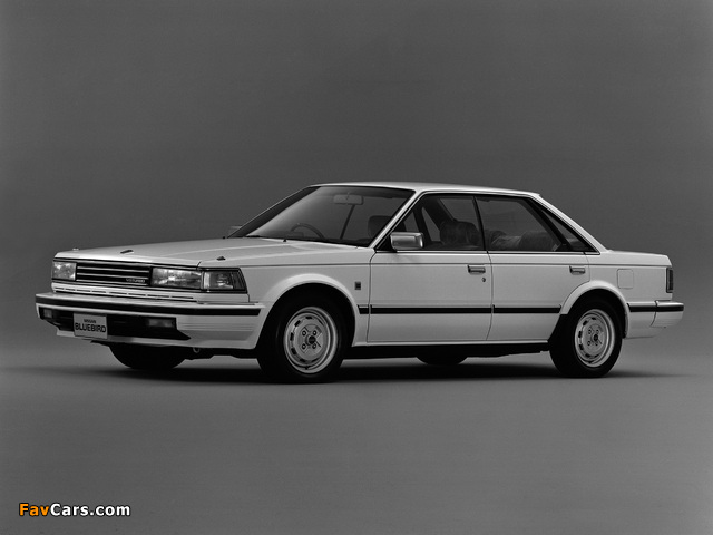 Photos of Nissan Bluebird Maxima Hardtop (U11) 1984–86 (640 x 480)
