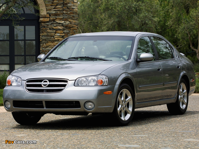 Pictures of Nissan Maxima US-spec (A33) 2002–03 (640 x 480)