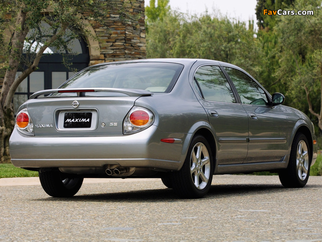 Nissan Maxima US-spec (A33) 2002–03 wallpapers (640 x 480)